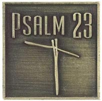 Psalm 23 Lord is My Shepard Bronze Coin