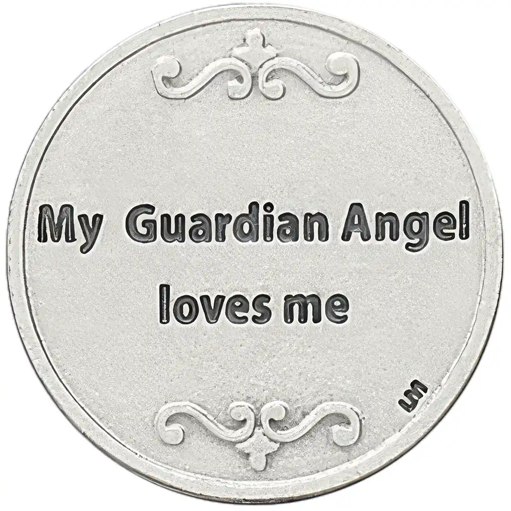My Guardian Angel Silver Coin - Back