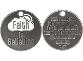 Faith is Believing Christian Coins