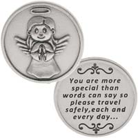 Travel Angel Coin - Safe Travel Guardian Angel Token