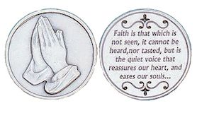 Christian Coins Inspirational- Faith is Heb 11.1