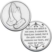 Faith Token - Inspirational Coin based on Hebrews 11:1
