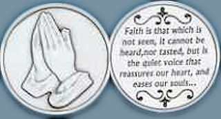 Christian Coins Inspirational- Faith is  Heb 11.1