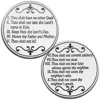 10 Commandments Coin, Ten Commandments Coin