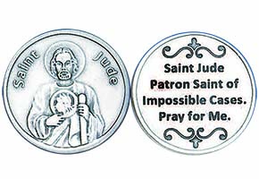 St. Jude Lord Grant Me the Courage Coin Token