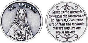 St. Theresa Gift of Faith Coin Token