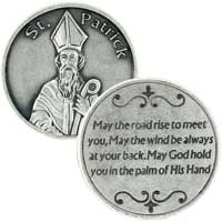 St. Patrick Coin - Traditional Irish Blessing Coin