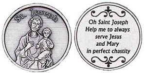 St. Joseph Help Us Serve Jesus Coins