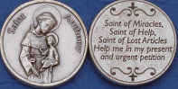 St. Anthony Coin Saint of Miracles