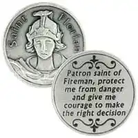 St. Florian Patron Saint of Fire Fighters Coin