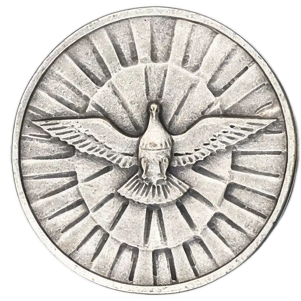 Holy Spirit Dove Confirmation Coin - Front