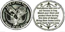 God Take Care of Our Heroes in Iraq Coin