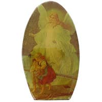 Guardian Angel Crossing Bridge with Children Magnet