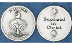 Baptism in Christ Sea Shell Gift Coins