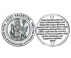 St. Valentine Patron Saint of Relationships, Marriage Coin