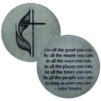 United Methodist Coin John Wesley