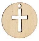 Wood coins - Love One Another - Christian