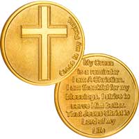 Cross In My Pocket Coin - Christian Challenge Coin