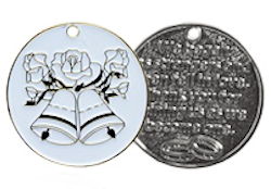 Wedding Memento Gift Coin - Wedding Bells