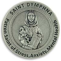 St. Dymphna Mental Health and Anxiety Coin