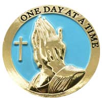 One Day At A Time Serenity Prayer Coin