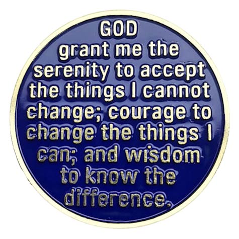 One Day At A Time Serenity Prayer Coin