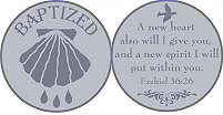 Baptised Custom Wording Coins-  Min 100