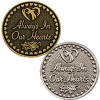 Always in Our Hearts Memorial Coin