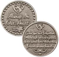 Always in Our Hearts Memorial Coin