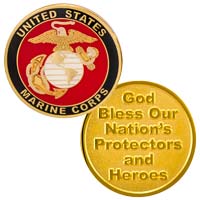 Deluxe USMC Challenge Coin - Marine Coin