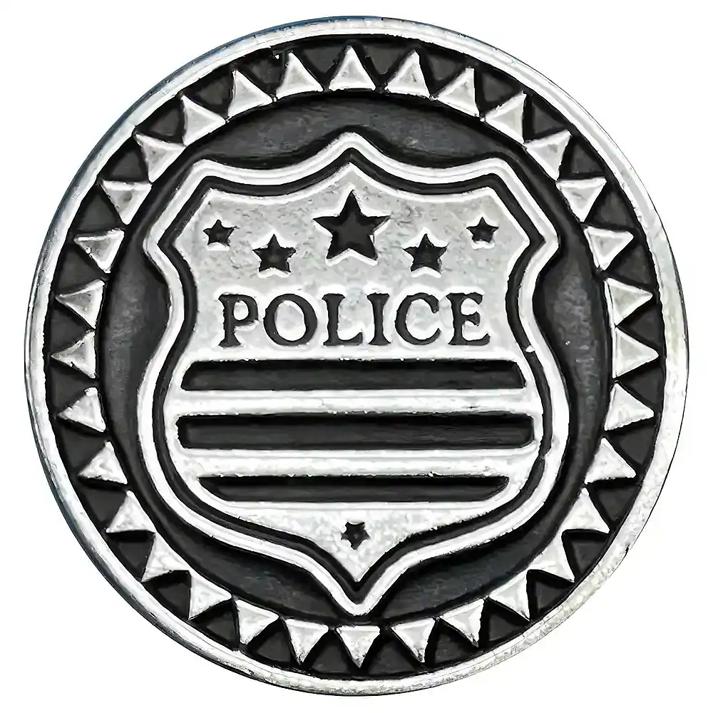 Police Blessing Prayer Coin - Front