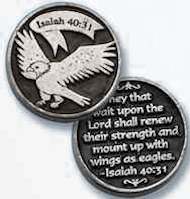 Eagle Wait Upon The Lord Coin