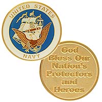 US Navy Challenge Coin - Deluxe Navy Coin