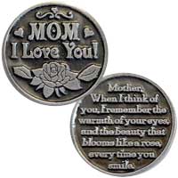 Mom I Love You Mother Token - Mom Coin - Mom Gifts