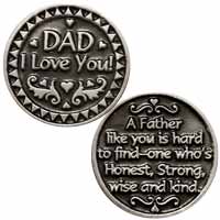Dad Coin - I Love You Dad Gifts