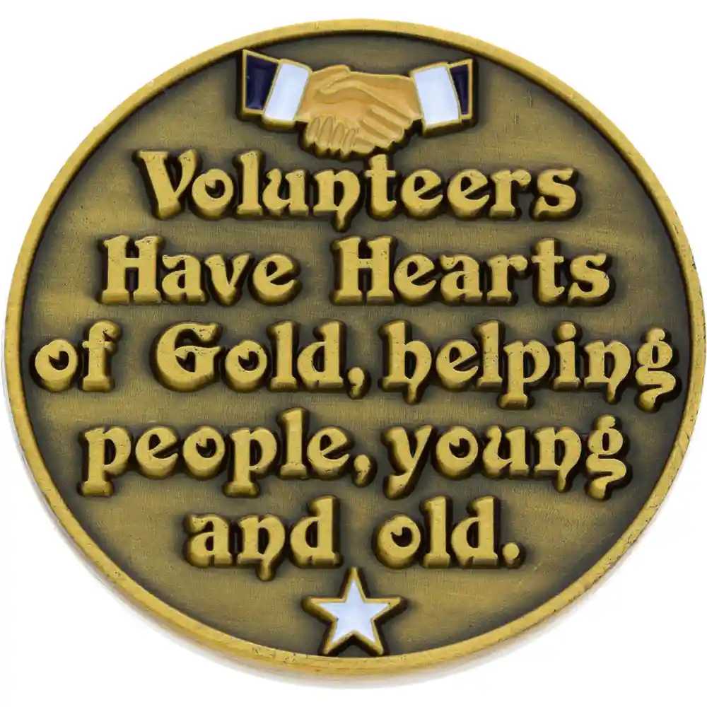 Volunteers Make A Difference Coins - Thank you Token