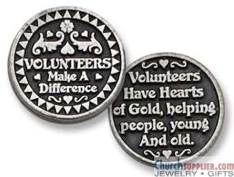 Thank You Volunteers Coin