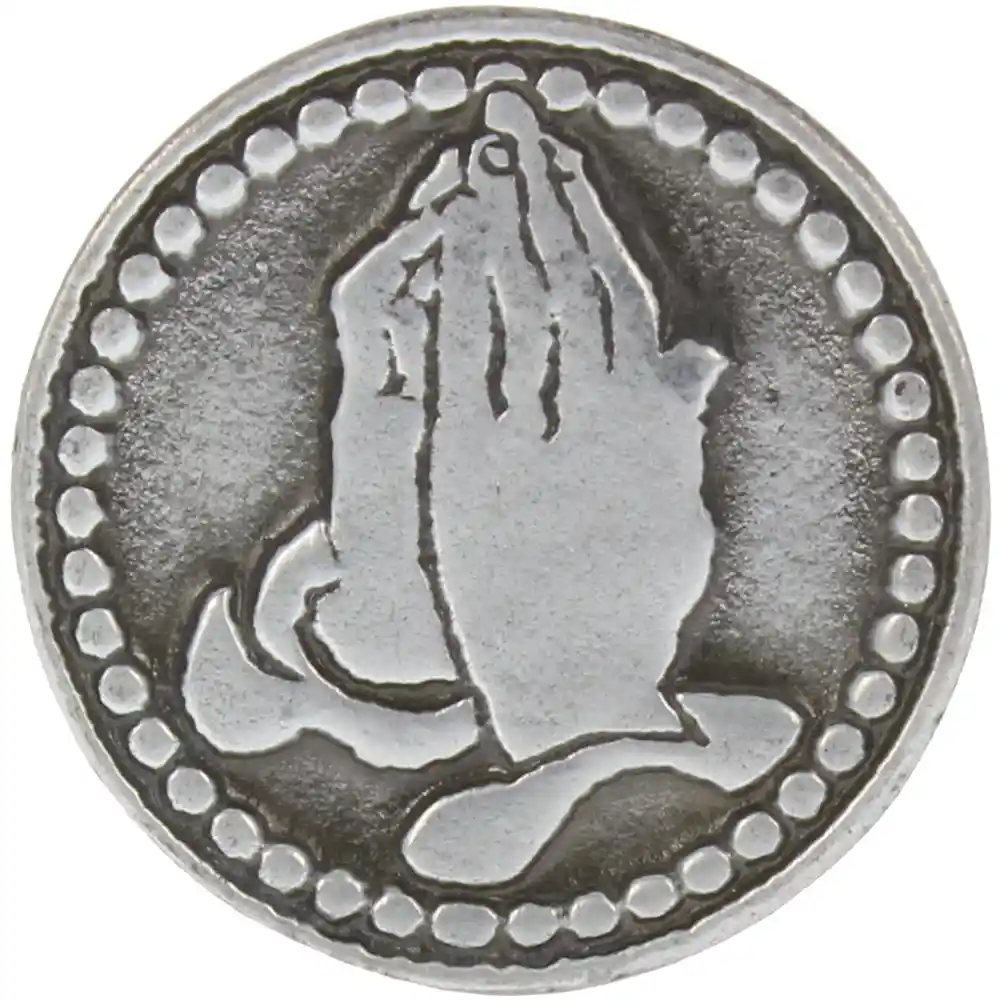 I Said A Prayer For You Today Coin with Praying Hands - Front