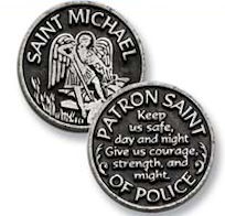 St. Michael Pocket Coin Token Police