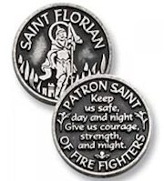 St. Florian Pocket Coin,  Firefighters