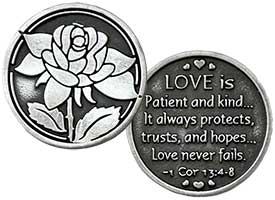 1 Cor. 13:4-5 Love Token