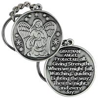 Guardian Angel Protect Us Key Chain