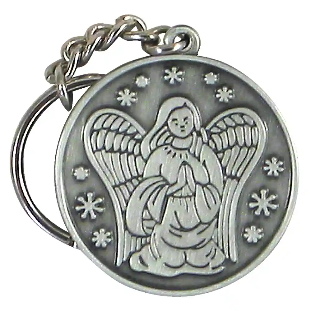 Guardian Angel Protect Me Key Chain - Front