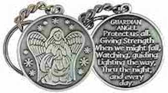 Guardian Angel Key Chain Protect Me