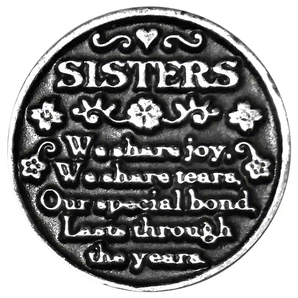 Sisters Always Friends Forever - Sister Coin Back