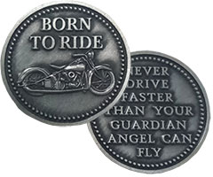 Born to Ride Motorcycle Coin, Biker Coin, Motorcycle Gifts