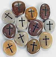 Cross Faith Natural Memorial Stones