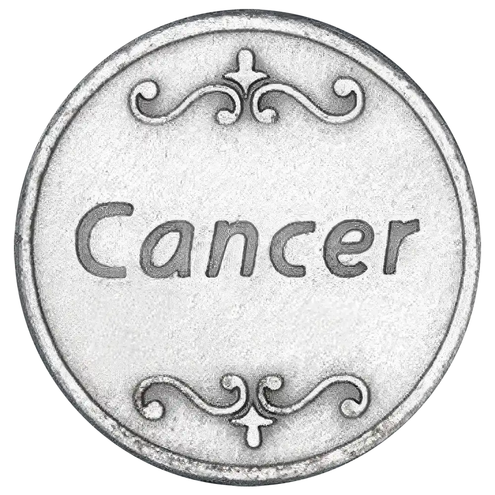 What Cancer Cannot Do Poem Coin - Front