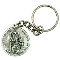 St. Christopher/Anthony Travelers  Keychain