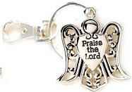 Praise the Lord Pewter Keyfinder, Bag Tag